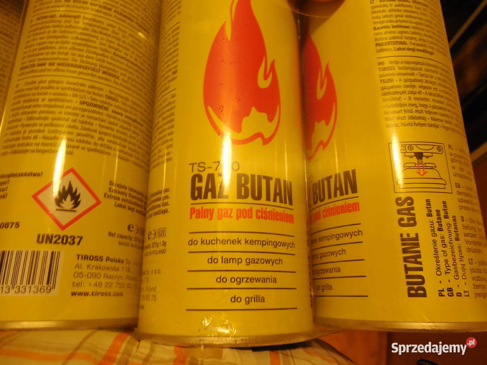 Kartusze gazowe Tiross 28 x 400 ml kuchenka gaz Krotoszyn