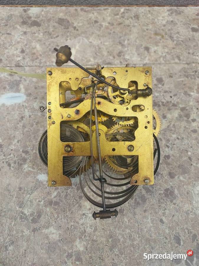 744 Mechanizm starego zegara ściennego Junghans