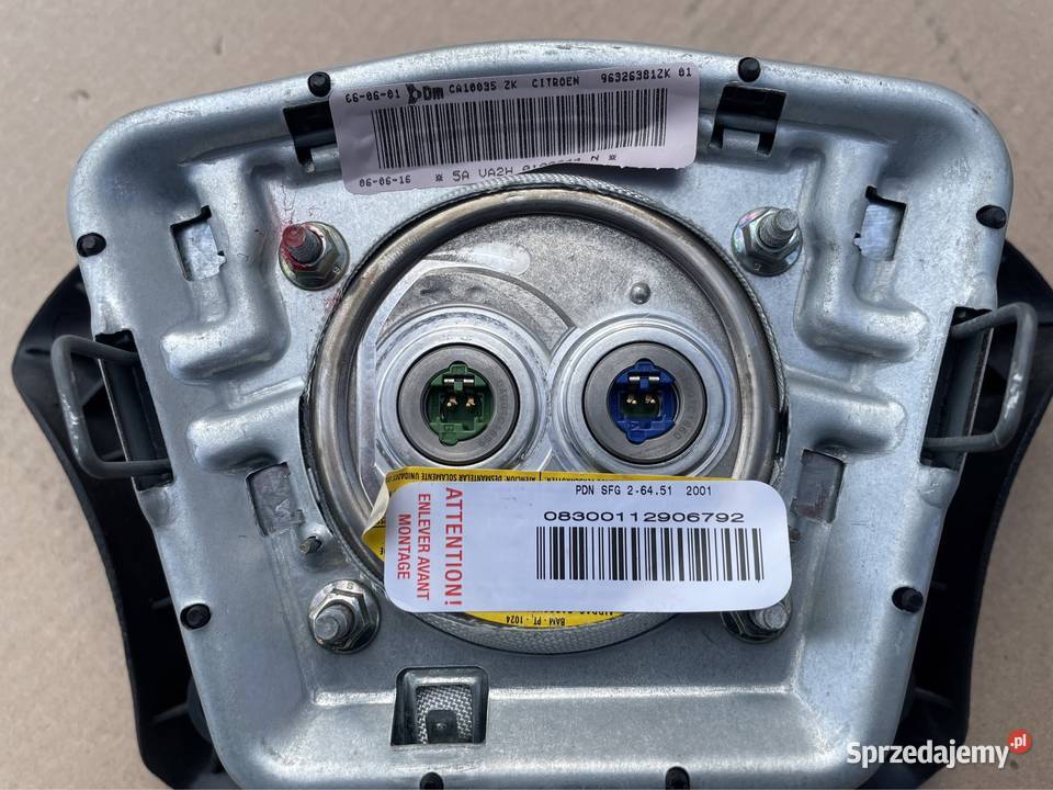 Airbag poduszka kierownicy 96326381ZK citroen c5 Rok produkcji 2005 Szczecin