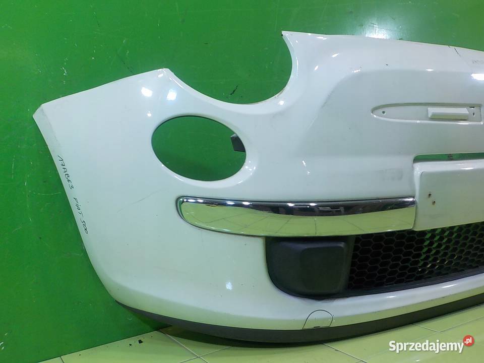 FIAT 500 09 B 12r 3D zderzak przod Zderzaki Suków