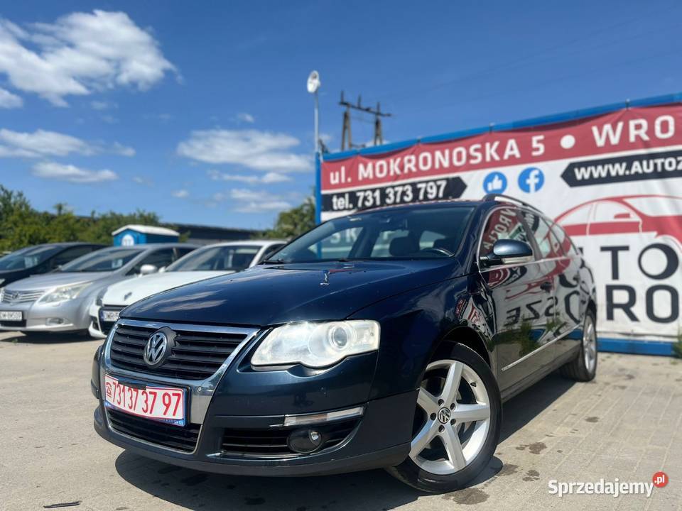 Volkswagen Passat B6 20 Diesel 2006 Klima Radio Rok produkcji 2006 dolnośląskie