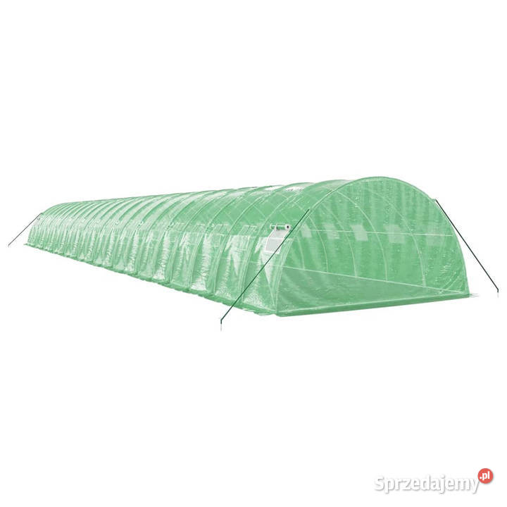 Szklarnia ze stalową ramą zielona 88 m 22x4x2 m Warszawa