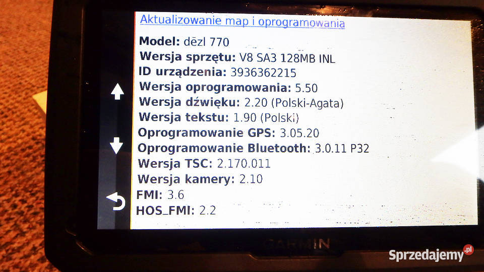nawigacja GPS Garmin Dezl 770LM Książ Wielkopolski