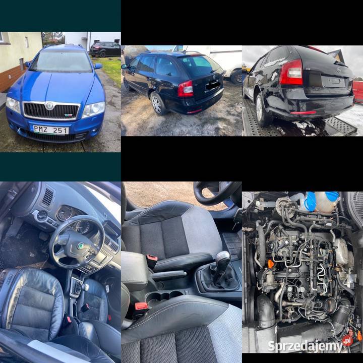 Skoda Octavia II 0710r 20 tdi cr 18 tsi Czesci 180km Włodawa sprzedam