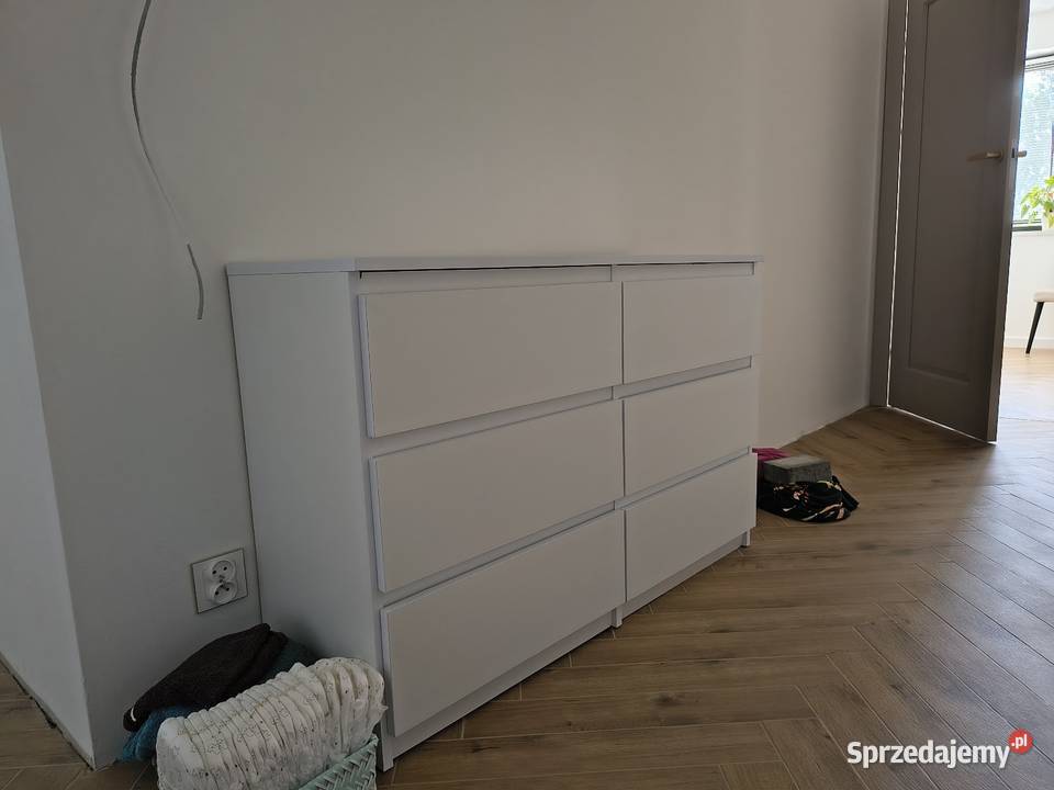 Komoda Biała z szufladami 120 szerokość 39cm Chełm sprzedam