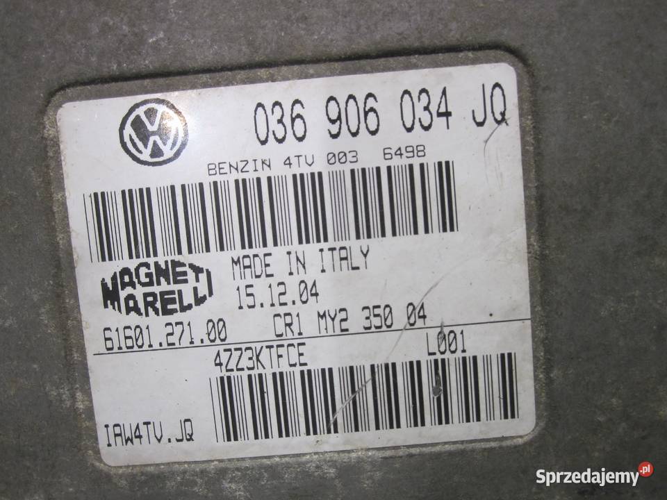 VW POLO IV 07r 14B komputer sterownik silnika Komputery