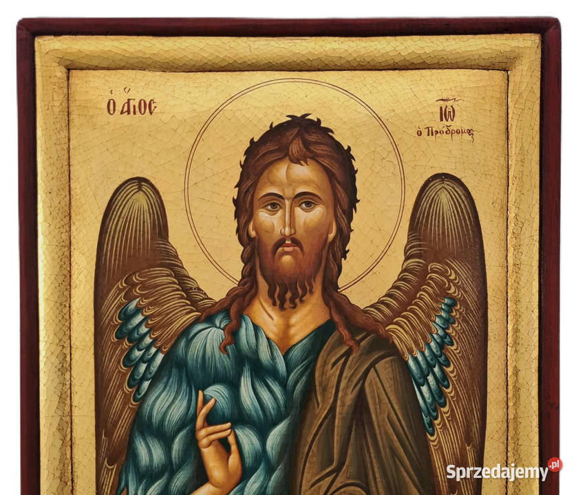 Ikona Święty Jan Chrzciciel Anioł Pustyni 097 Warszawa sprzedam