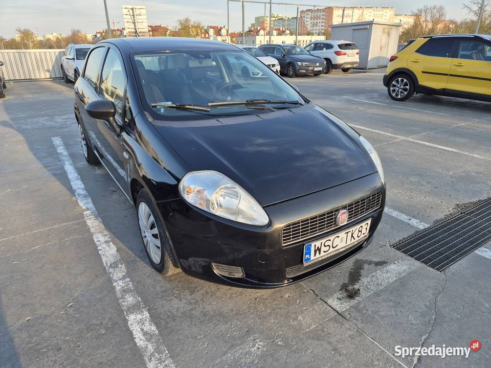 Fiat Grande Punto 14 benzyna czarny Lublin sprzedam