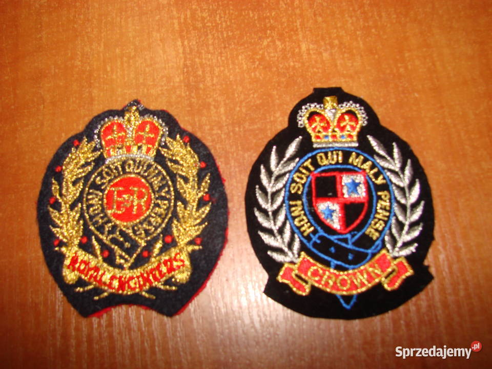 brytyjska naszywka wojskowa pomorskie Pruszcz Gdański