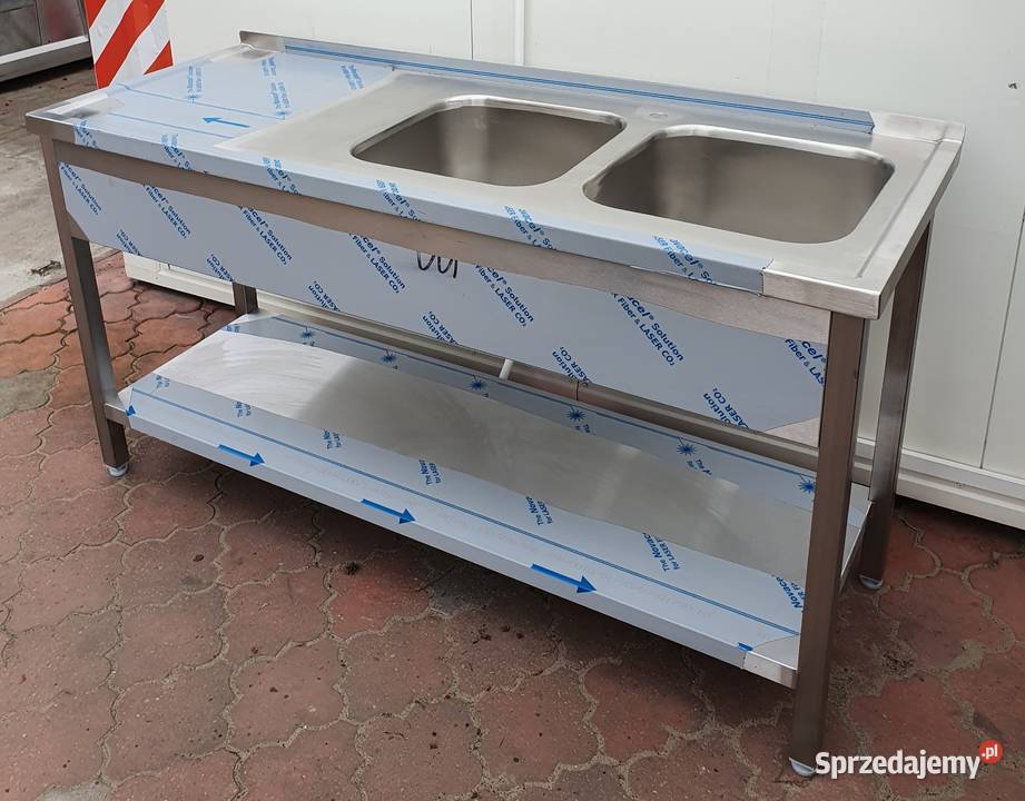 Stół gastronomiczny ze zlewem 2komorowym Słupia Kapitulna