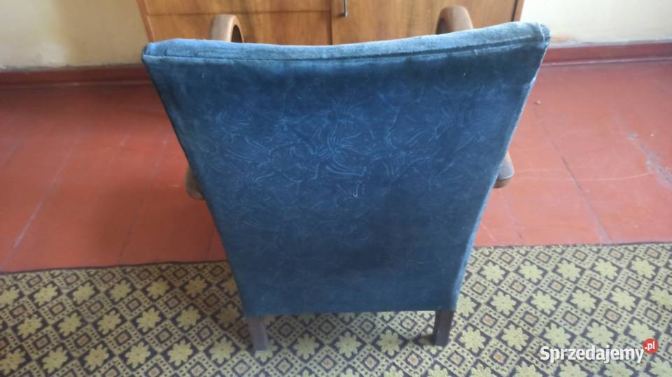 Dwa retro fotele w stylu Art Deco Wieluń