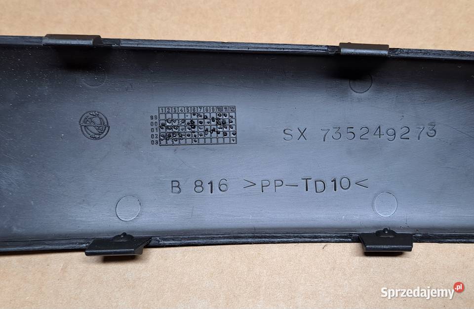 LISTWA ZDERZAKA LEWY PRZÓD FIAT PUNTO 19992003 osobowe Mielęcin