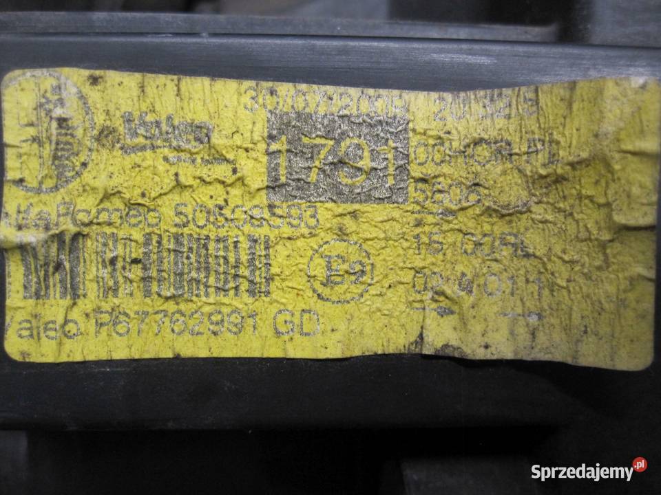 ALFA ROMEO MITO 10r lampa lewa przód ANGLIK świętokrzyskie Kielce