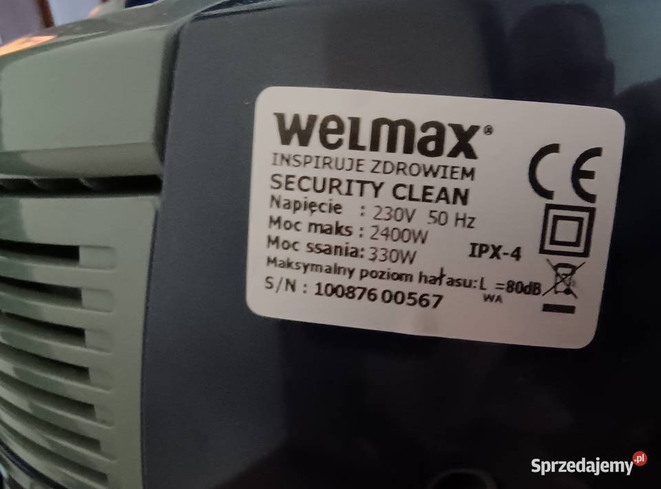 Welmax Security Clean odkurzacz piorący 2400W kujawsko-pomorskie