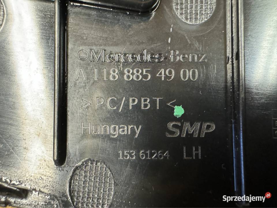 Ślizg mocowanie zderzaka przód lewy prawy cla Sieraków