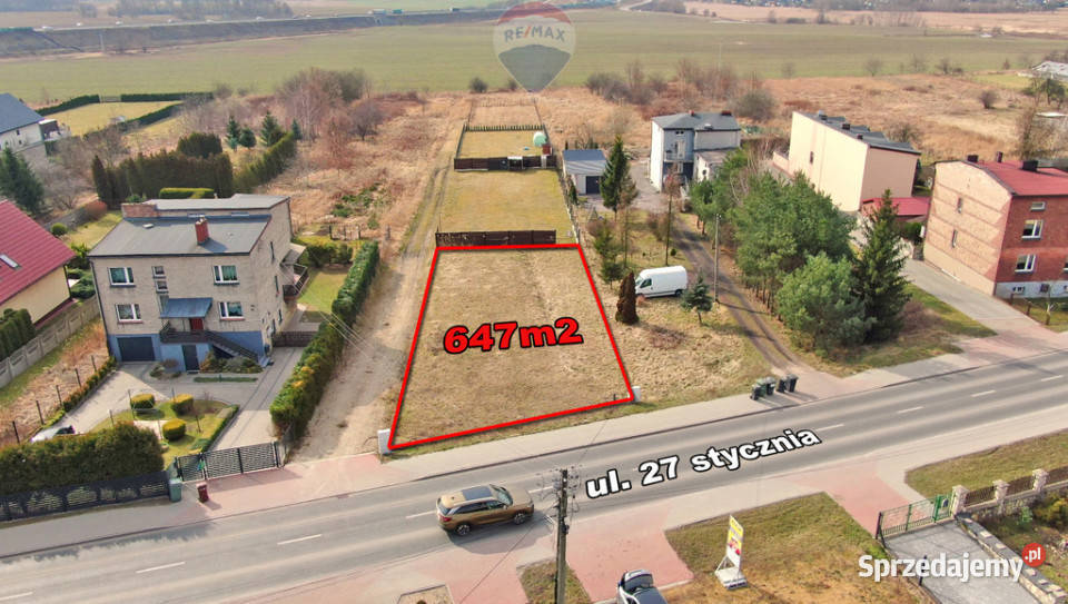 Działka budowlana z projektem domu Dobieszowice