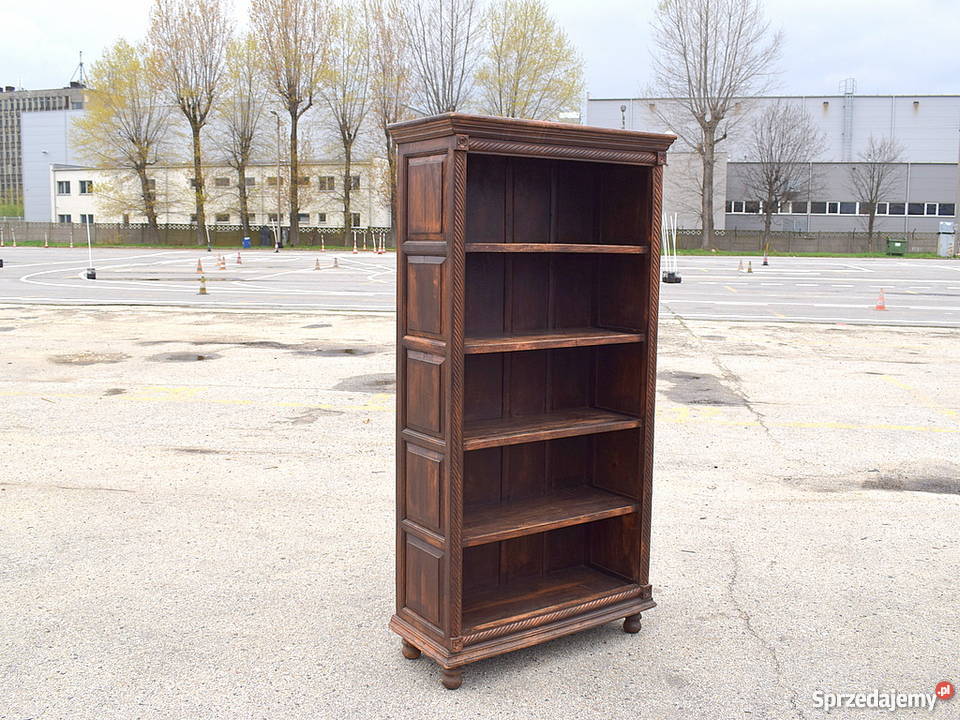 BIBLIOTECZKA REGAŁ MEBLE KOLONIALNE INDYJSKIE dolnośląskie Świdnica