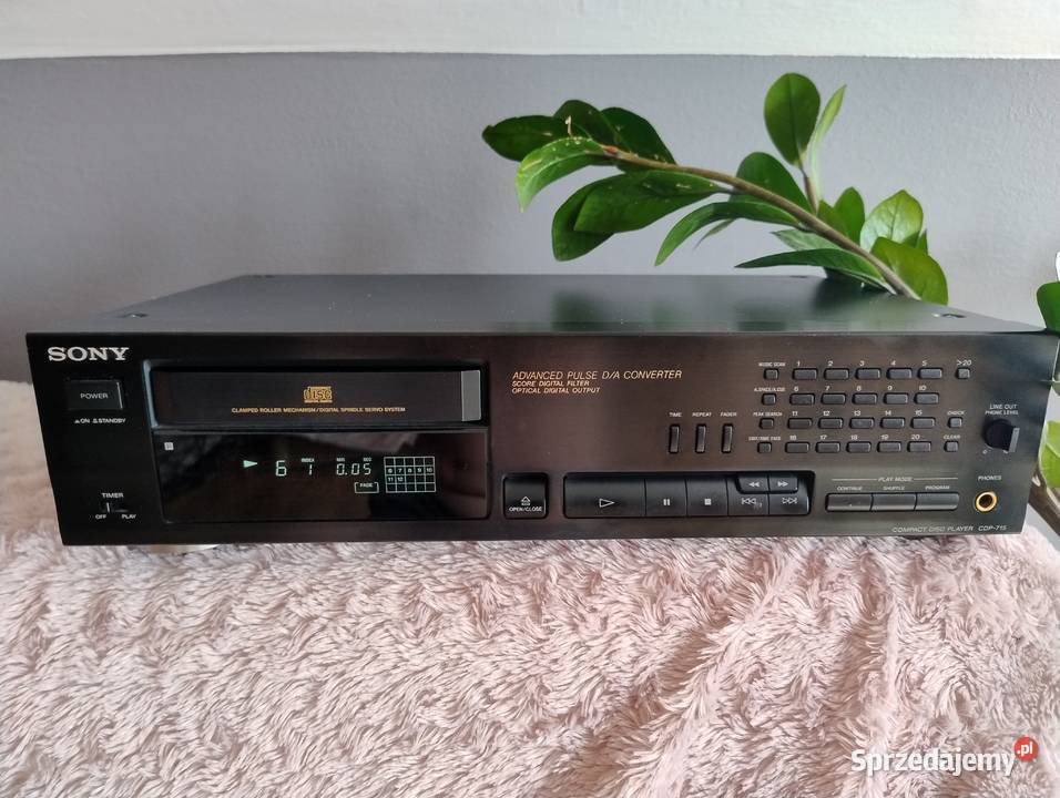 Odtwarzacz CD Sony cdp 715 z pilotem podkarpackie Trzebuska