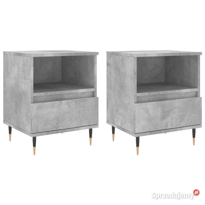 Szafki nocne 2 szarość betonu 40x35x50 WM830613 Warszawa
