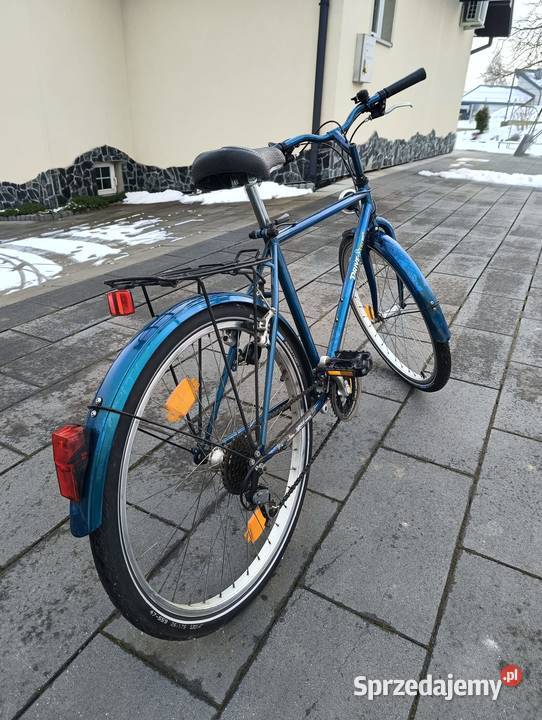 Rower trekkingowy 28 przerzutki bagażnik Pleśna