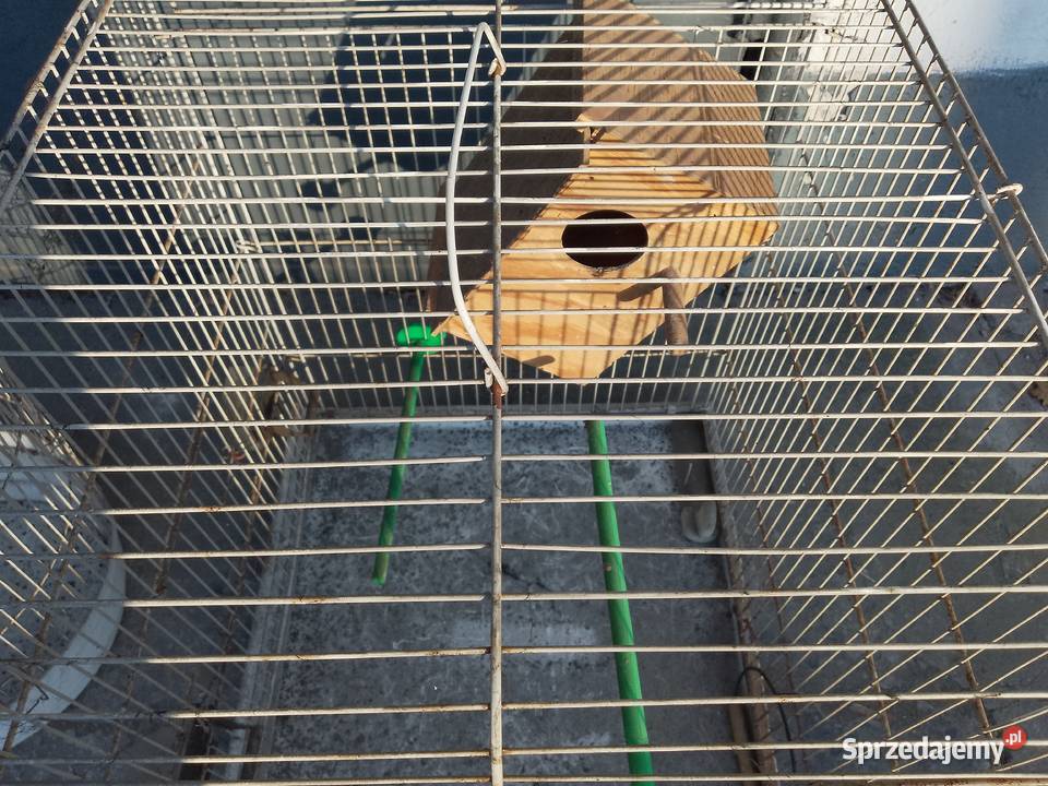 2 stare duże klatki gryzoni ptaków