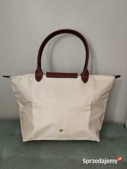 Longchamp le pliage original biała rozmiar L Z miejscem na laptopa  podkarpackie Zarzecze