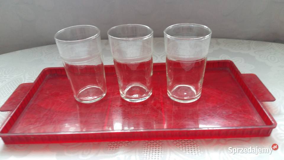Szklanki literatki retro Łódź