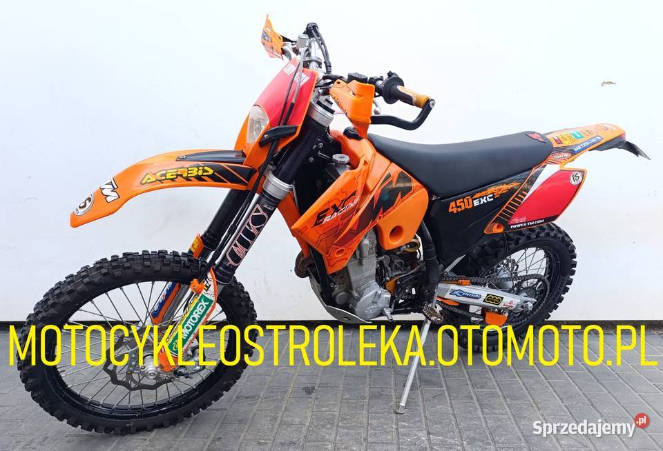 KTM EXC 450 gotowa do latania crossówka 2006 KTM Ostrołęka