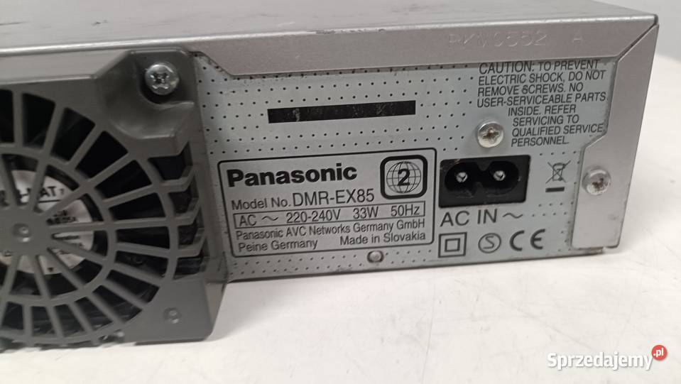 PANASONIC DMREX85 bez kabla zasilającego