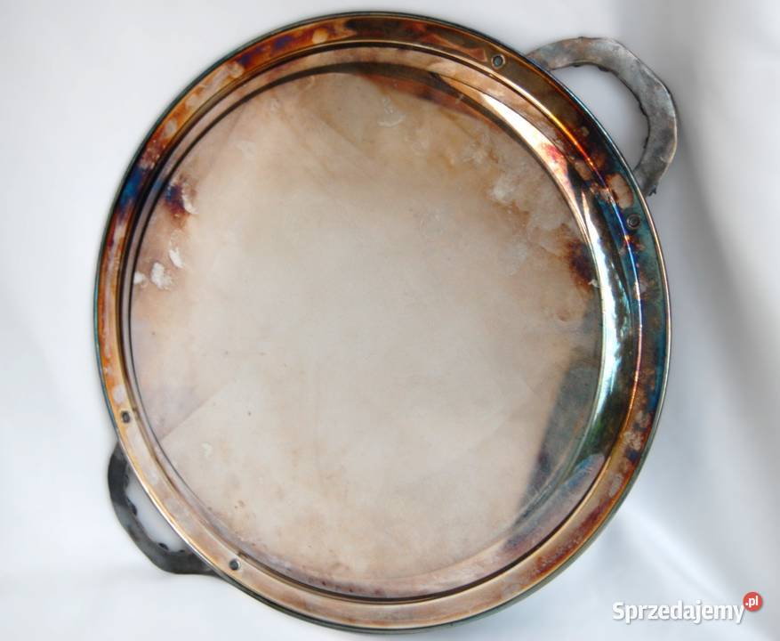 Nowa taca posrebrzana platerowana srebrem Hefra Lublin sprzedam