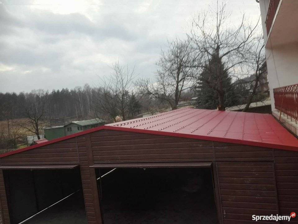 Garaże Blaszane Drewnopodobne 3x6 Garaż Blaszany blacha Garaże i miejsca postojowe Gdańsk sprzedam