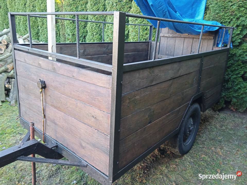 Przyczepa rolnicza jedno osiowa małopolskie sprzedam