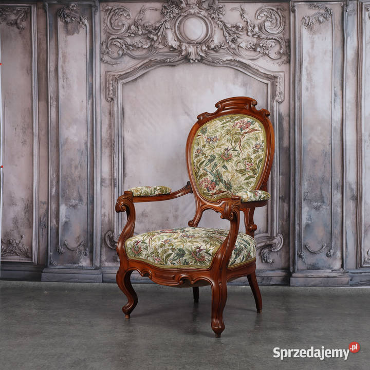 ARTexpert Fotel w stylu Ludwika XV Rococo XIX