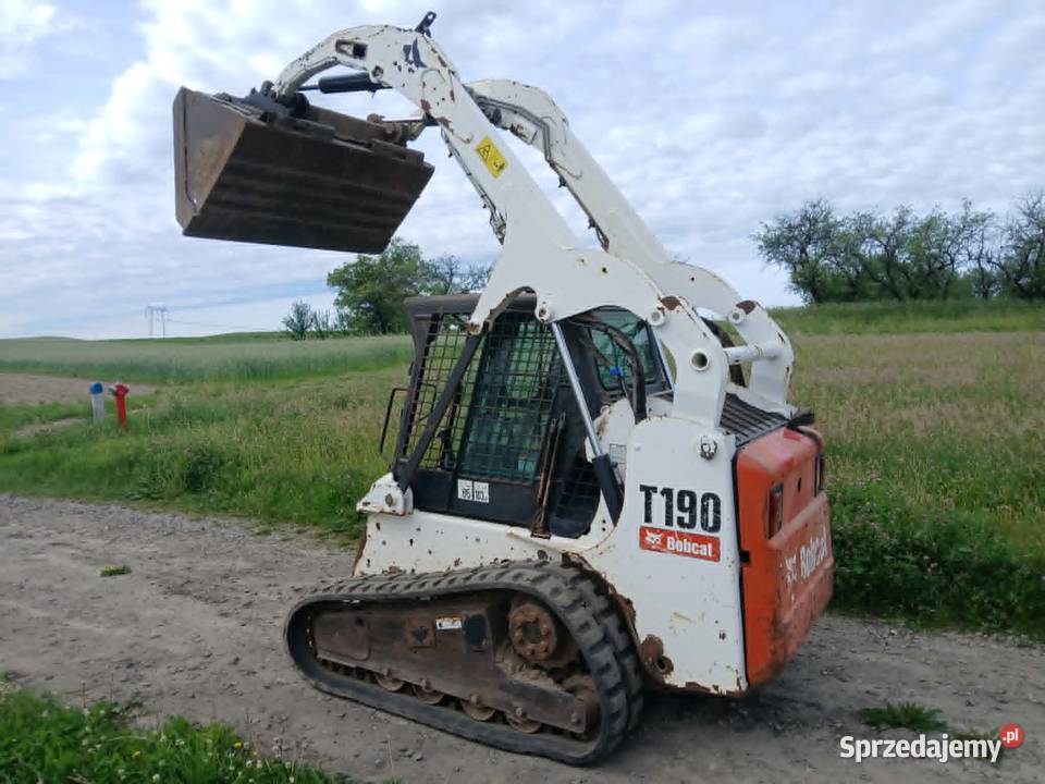 Ładowarka na gąsienicach Bobcat t190 09r Leżajsk sprzedam