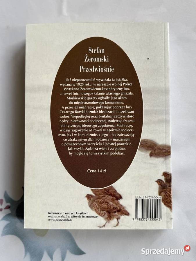 PrzedwiosnieStefan Zeromskiksiazka Lublin