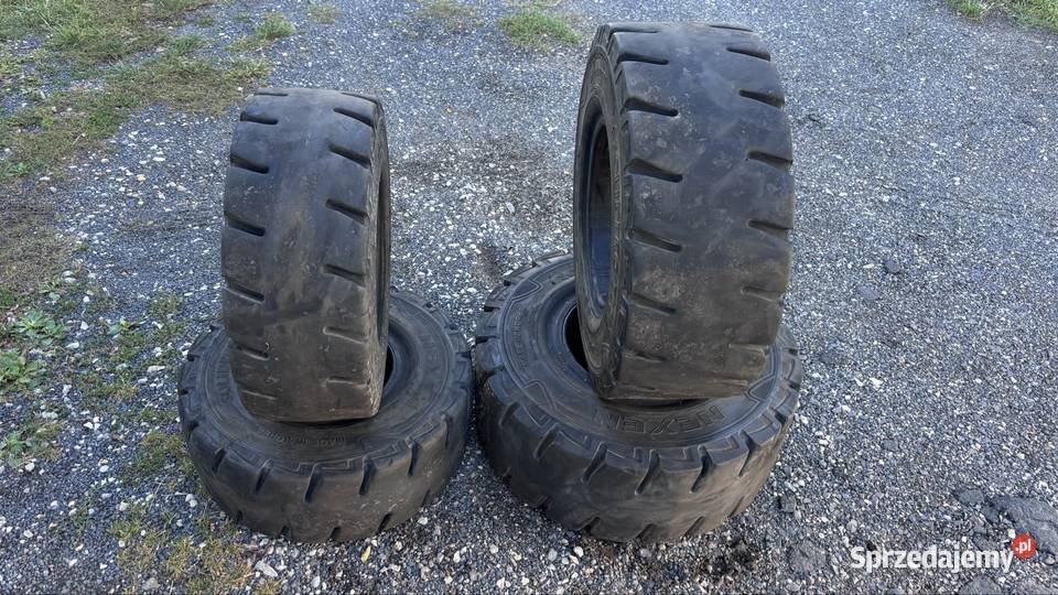 Opony pełne Linde H30 H35 27x1012 23x910 zestaw śląskie Koziegłowy