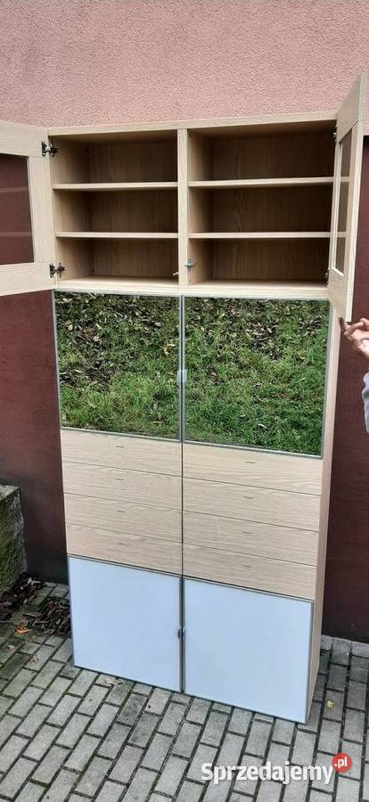 Szafa Ikea Besta z lustrami 257cm Szafy i garderoby wielkopolskie sprzedam
