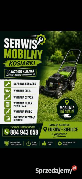 Mobilny serwis kosiarek Łuków