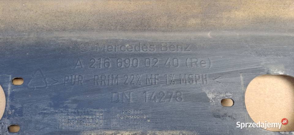 MERCEDES CL W216 LISTWA PROGOWA PRAWA NAKŁADKA Bieleń sprzedam