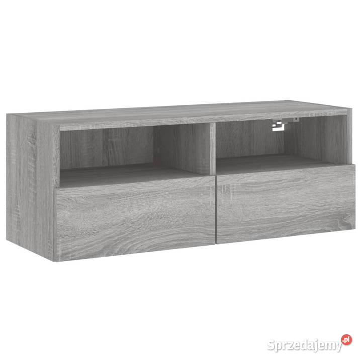 Ścienna szafka TV szary dąb sonoma 80x30x30 RTV mazowieckie Warszawa