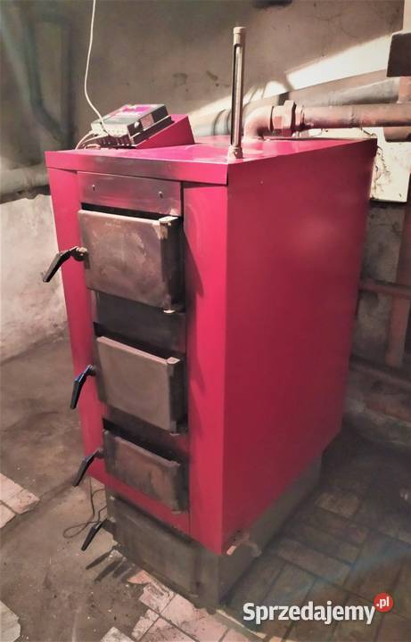 Piec węglowy kocioł węglowy KWS dmuchawa Ćwiklice