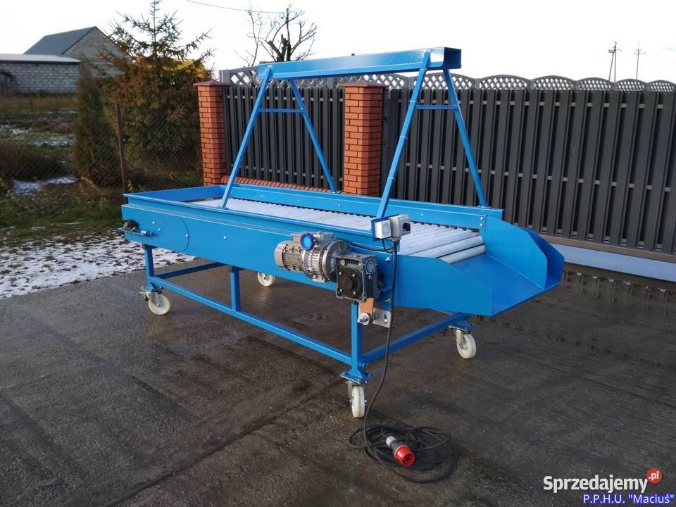 Nowy stół rolkowy selekcyjny S250 producent łódzkie Wilczkowice Górne