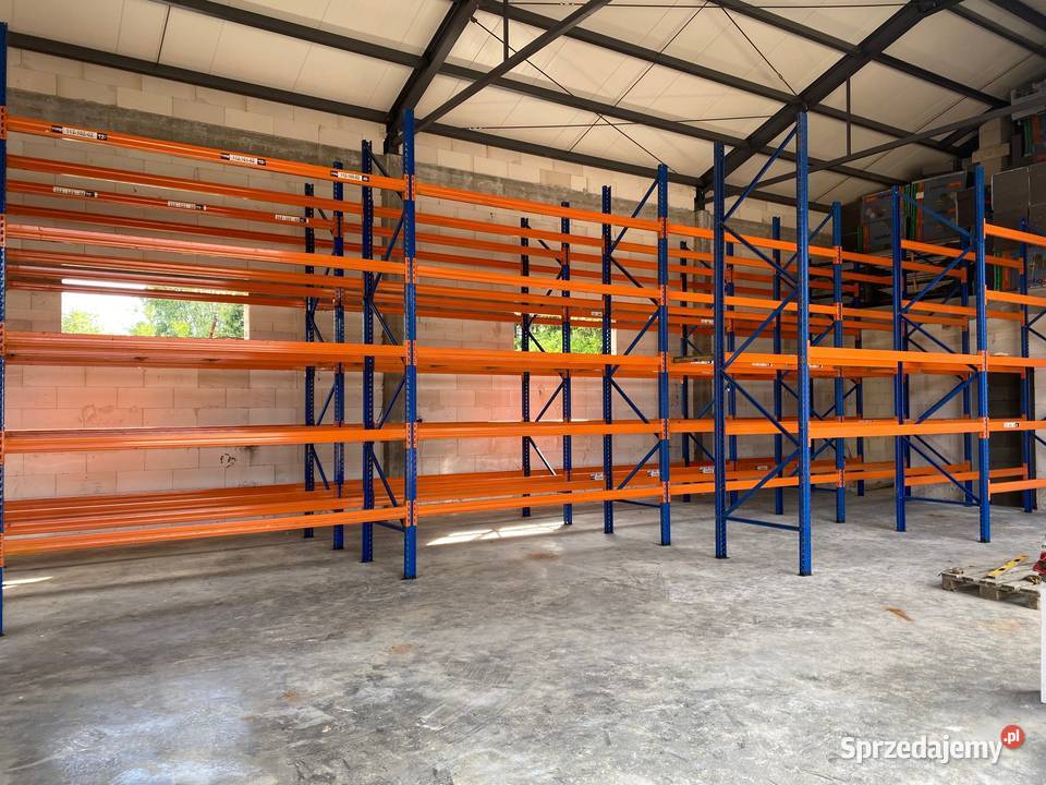 Regał paletowy H300x110 trawers 360 magazynowe Piaseczno
