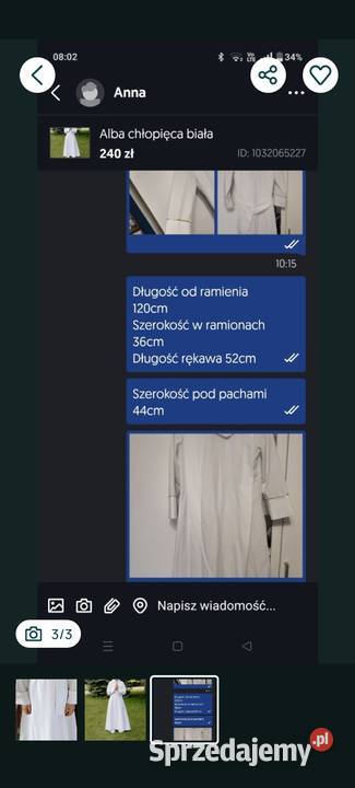 Alba chłopięca 146152 10 lat+ podlaskie Szumowo