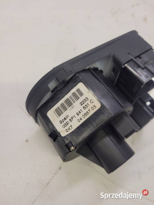 WŁĄCZNIK ŚWIATEŁ AUDI A3 8P LIFT 8P1941531C śląskie Przystajń sprzedam