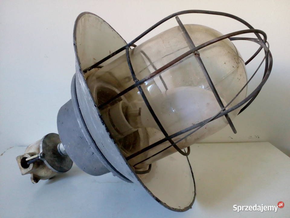 Stara lampa fabryczna Sp Pracy PRZYSZŁOŚĆ Rzeszów