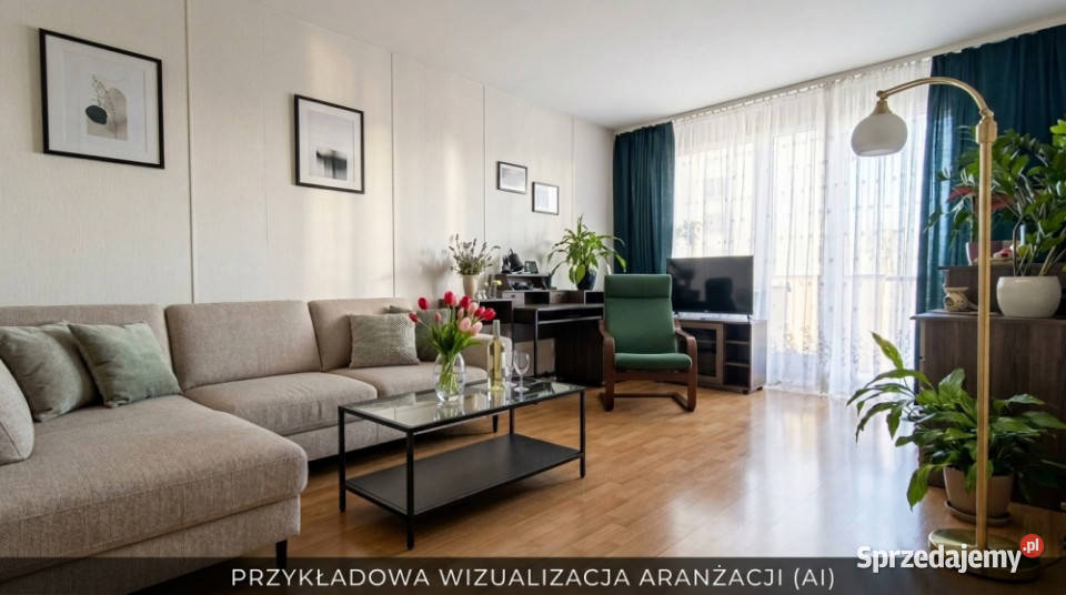 2 pokoje 48 m z balkonem Szczecin pętla 300 m