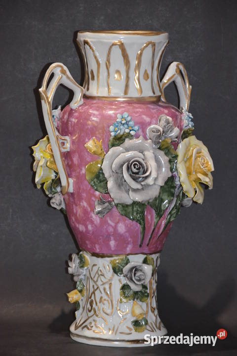 Porcelana Roceram Wazon waza Lalea do kolekcji Środa Wielkopolska