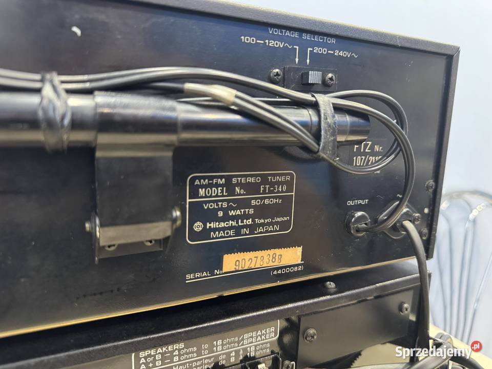 HITACHI HA330 and HITACHI FT340 Wzmacniacze i pokrewne Łapy