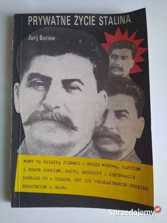 Prywatne Życie Stalina Jurij Boriew Gdańsk sprzedam